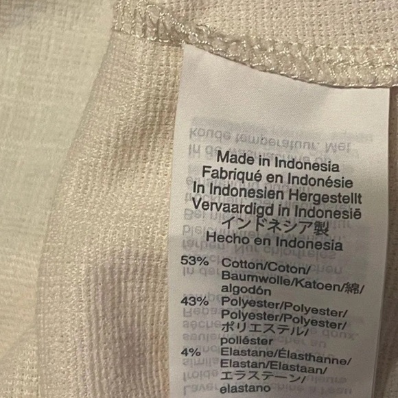 Madewell Women's White Crosshatch Ruffled Top Size XS - Picture 4 of 4